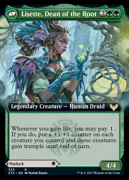 Lisette, Dean of the Root is one of the top Strixhaven cards for the Commander format.