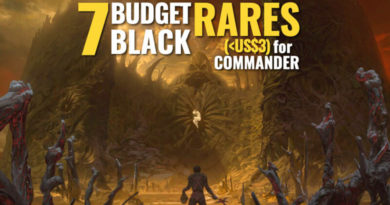 the best budget black rares for MTG Commander EDH