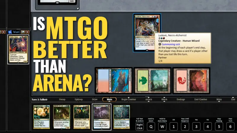 MTG Online is old but does have one clear advantage over MTG Arena