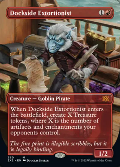 Despite being a new card, Dockside Extortionist has emerged as one of the top red cards in the whole of Magic
