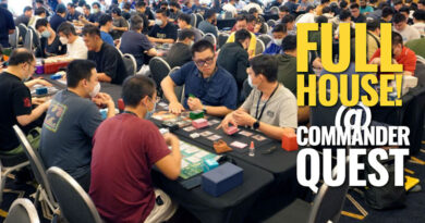 Singapore's 1st Commander Quest event was a sell out, with hundreds of players playing EDH and walking away with a promo card.