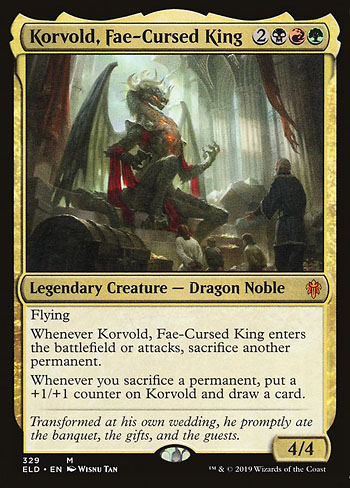 Korvold is 1 of the most popular and most played Commanders in Magic for the past 2 years.