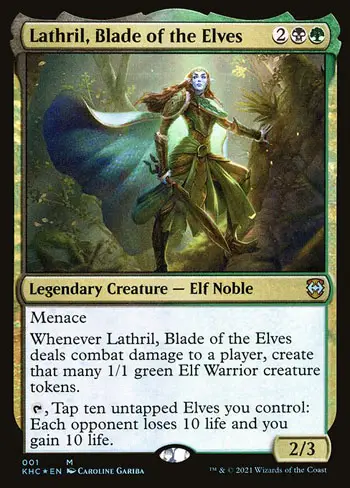 Lathril, Blade of Elves may not be 1 of the most powerful EDH Commanders out there, but it is certainly 1 of the most popular. 