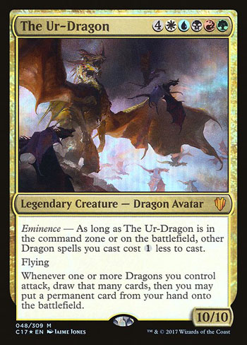 The Ur Dragon is 1 of the most popular and most played Commanders in Magic for the past 2 years.
