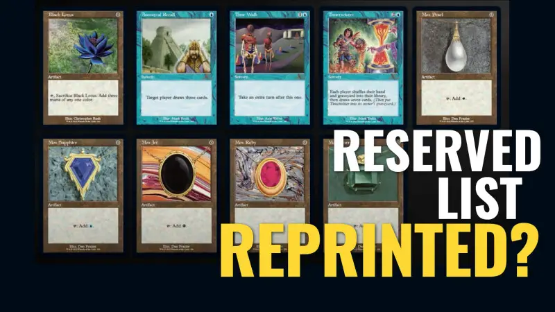Reserved List Cards ‘Reprinted’ in Magic’s Most Expensive 30th Edition Booster Packs