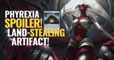 Phyrexia All Will Be One MTG Spoiler card - an artifact that steals land abilities!
