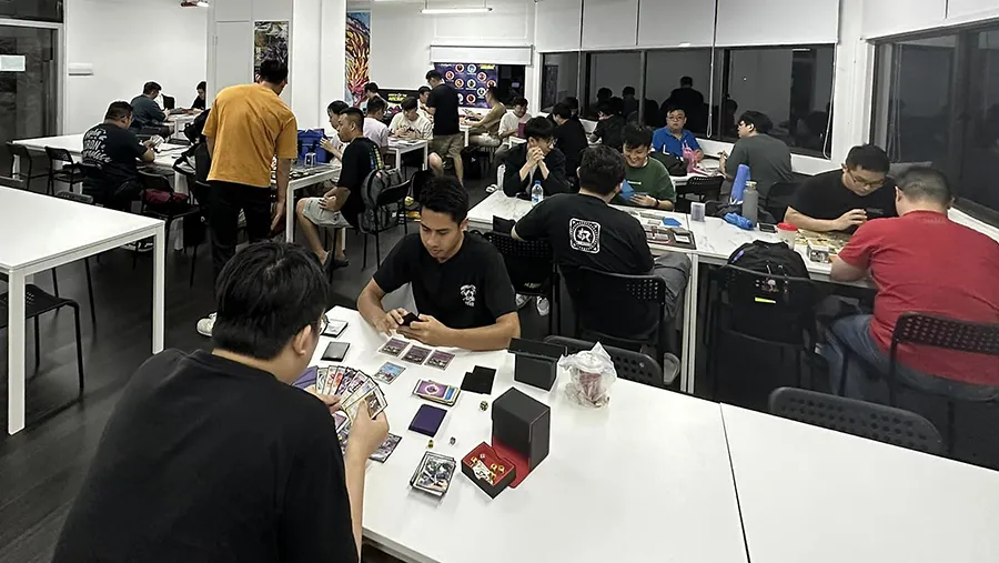 Agorahobby's new and improved shop space in Singapore for playing MTG