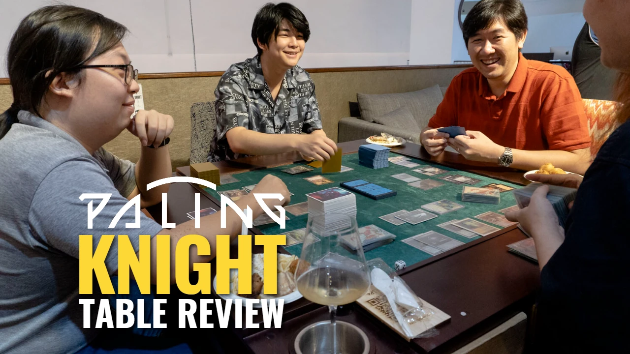 Early honest review of Paling Gaming's Knight table, suitable for playing Mahjong, MTG and other card games