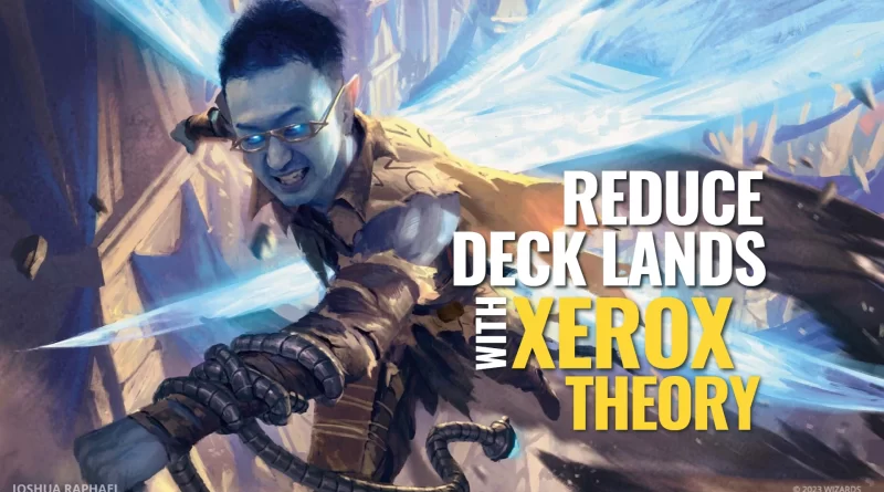 Using card draw spells can help reduce the number of Lands needed in your MTG deck