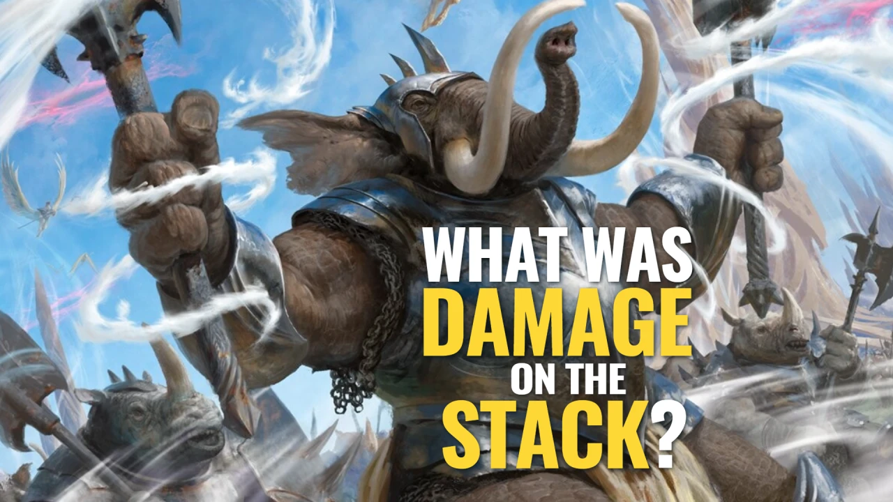 Learn about the history of MTG with the old Damage on the Stack rule