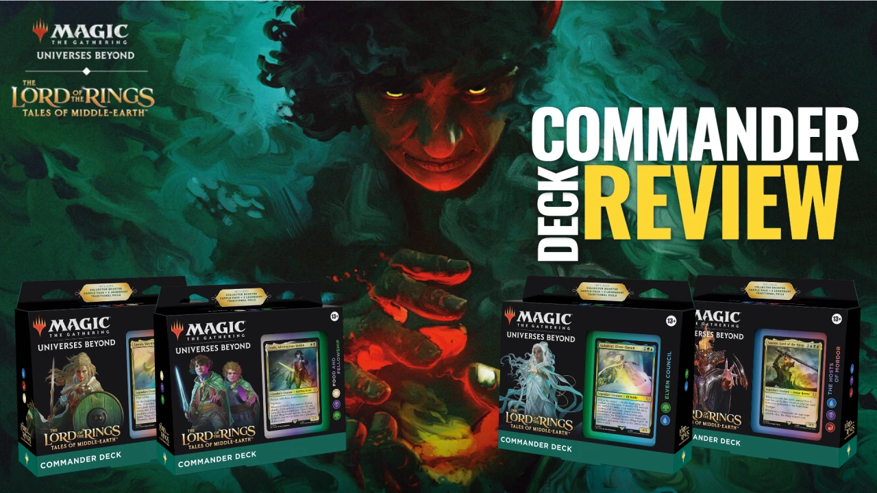 Magic: The Gathering The Lord of The Rings: Tales of Middle-Earth Food and  Fellowship Commander Deck 