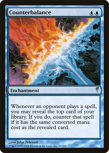 Counterbalance is one of the exceptional MTG uncommons that is worth above 10dollars a piece, more than most rares and even mythic rare cards.