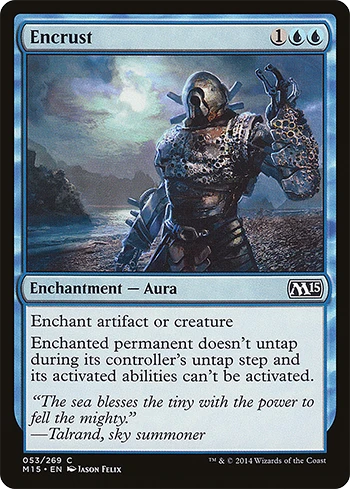Blue lockdown cards that are comparable but not as good as Wilds of Eldraine preview card Bitter Chill