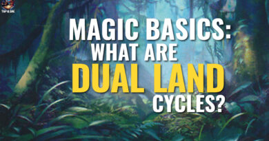 Understand all the different dual land cycles in MTG and how they are different. Dual Lands tap for 2 different colours of Mana but have different drawbacks or utility.