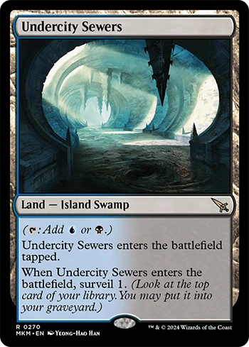 Undercity Sewers is an excellent upgrade option for Revenant Recon MTG Murders at Karlov Manor Commander Deck