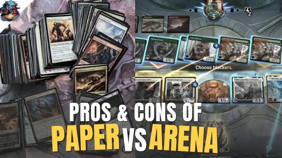 Not sure where to play Magic the Gathering? Here are our pros and cons of both paper and digital on Arena.