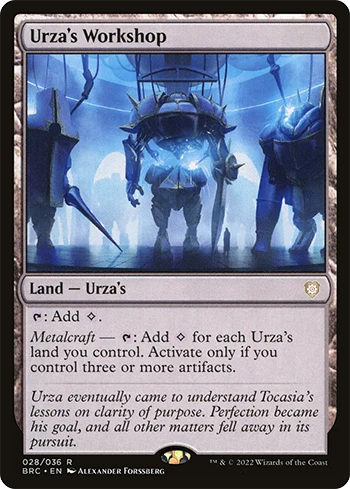 Planar Nexus from Modern Horizons 3 counts as an Urza land type and will count towards Urza's Workshop. 