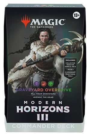 Full review of the Graveyard Overdrive Modern Horizons 3 precon Commander deck