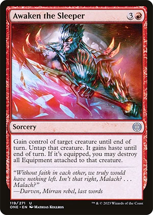 Use these red spells to gain control of opponent's creatures and sacrifice them for Rottenmouth Viper.