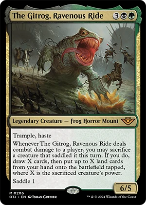 How to build the-gitrog-ravenous-ride-budget deck tech MTG