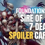 MTG Foundations preview card Sire of 7 Deaths