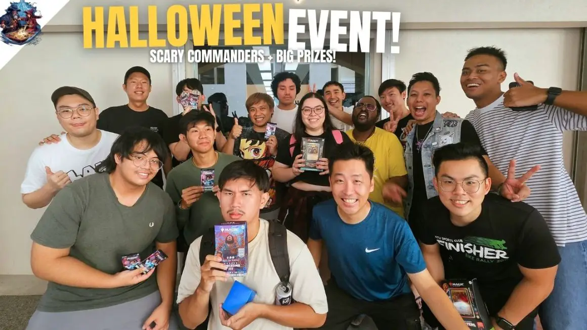 Fun and laughter in a Halloween-themed Commander event with big prizes to give away