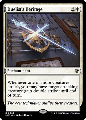 Enchantment that can reliably give a creature Double Strike on each combat