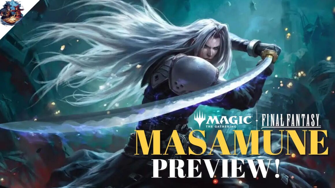MTG Final Fantasy preview card The Masamune, weapon of Sephiroth