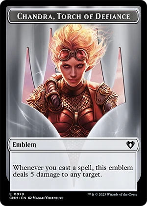 One of the top red emblems in Magic the Gathering